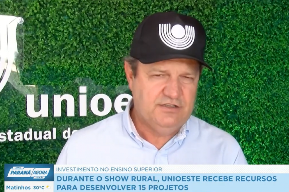 Durante Show Rural, Unioeste recebe repasse de recursos para 15 projetos